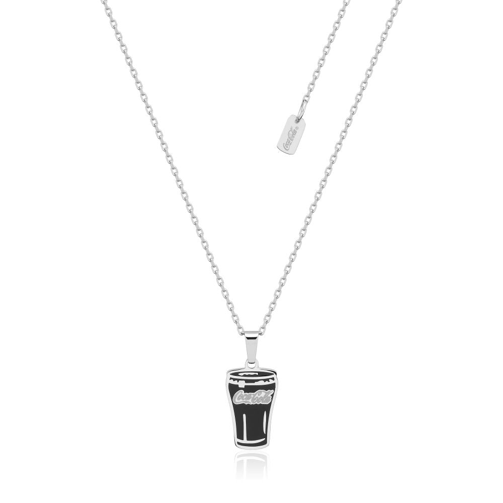 Couture Kindom White Gold Plated Coke Bottle Cap Necklace
