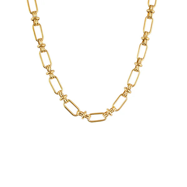 Zahar Candy 18Ct Yg Plated Chain Necklace 39 + 5cm