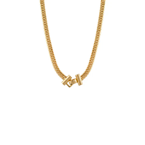Zahar Anny Necklace Nickle Free 18Ct Ygp 42Cm