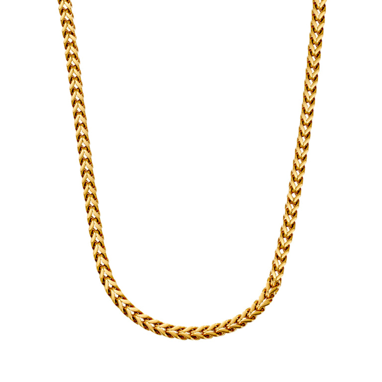 Blaze Stainless Steel 3D Mechanical Link Chain 55 Cm