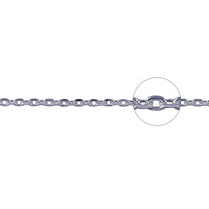 Sterling Silver Diamond Cut Cable Chain