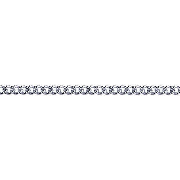 Sterling Silver Round Curb Chain