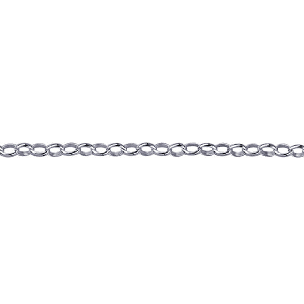 Sterling Silver Oval Belcher Chain