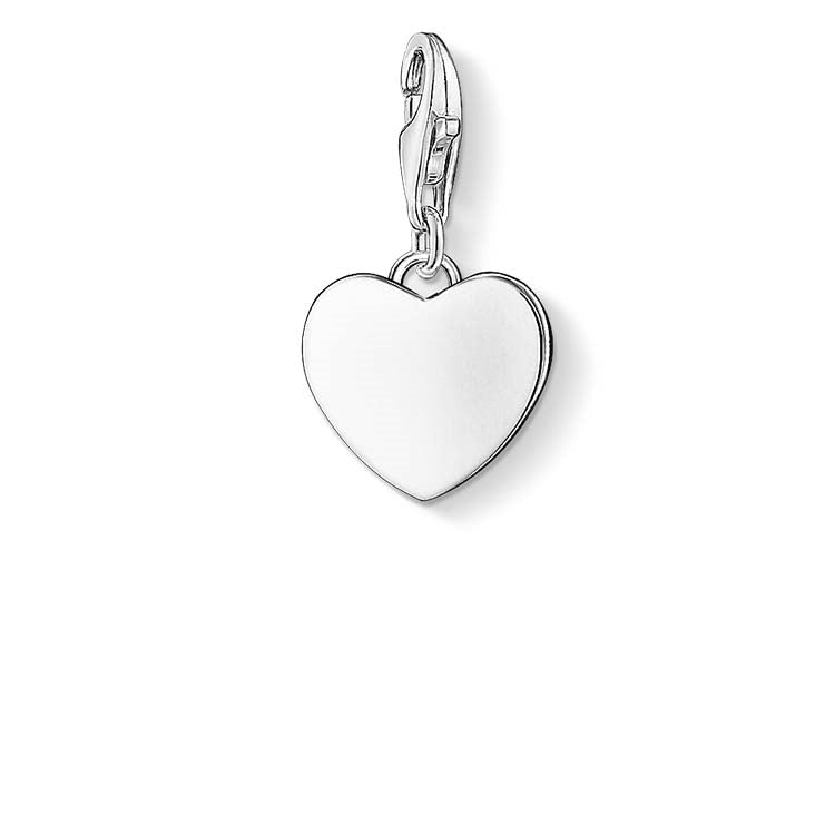 C/Club Silver Heart Charm