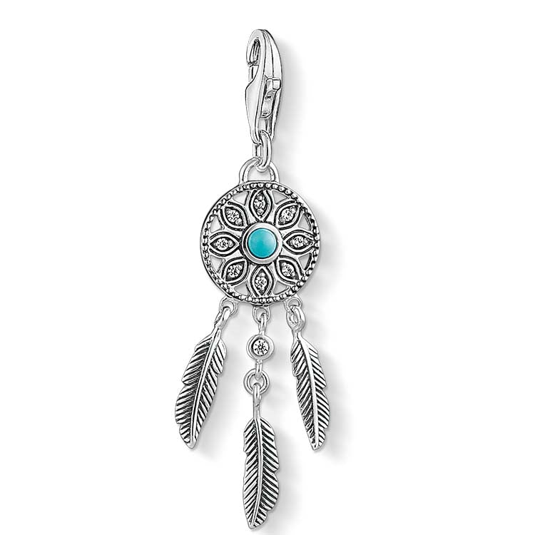 C/Club Dream Catcher Charm Turquoise