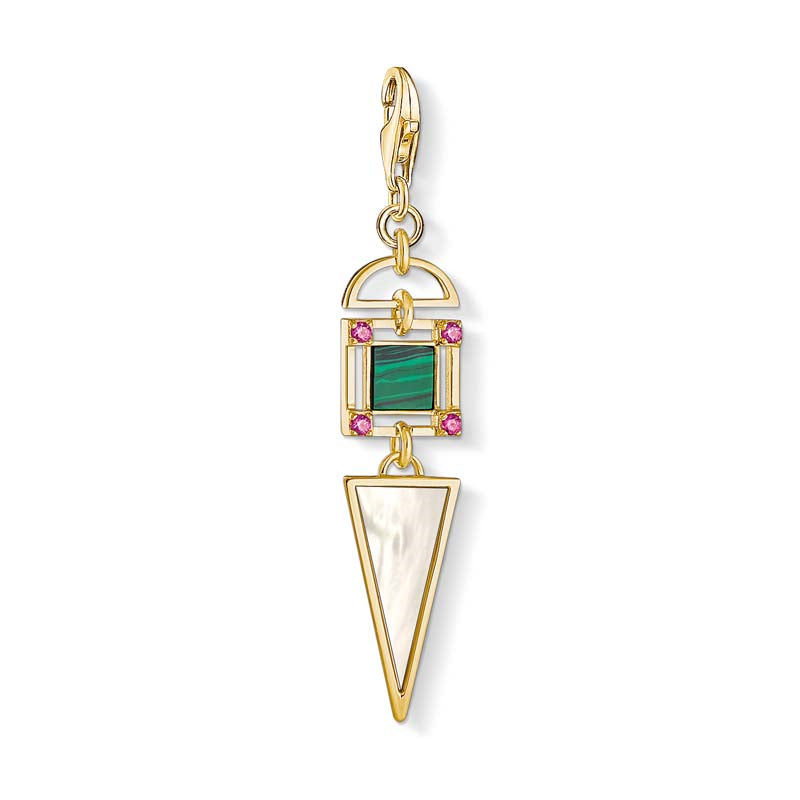 Thomas Sabo Gold Plated Art Deco Charm