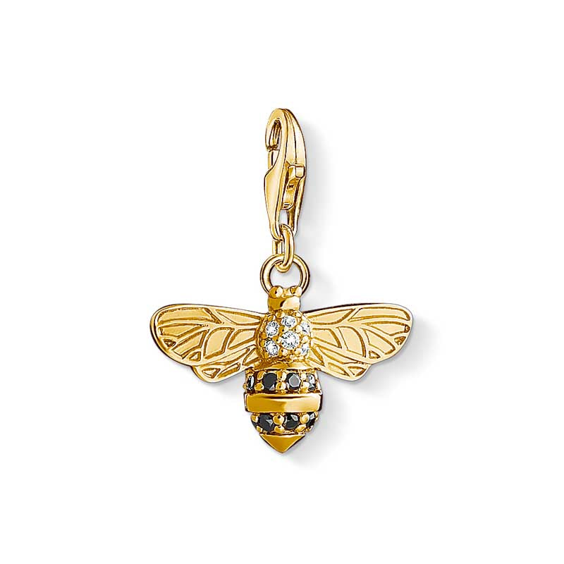 Thomas Sabo Gold Plated Bee Charm