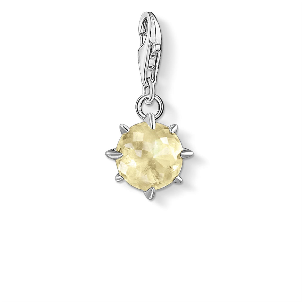 Thomas Sabo Lemon Quartz Silver Charm