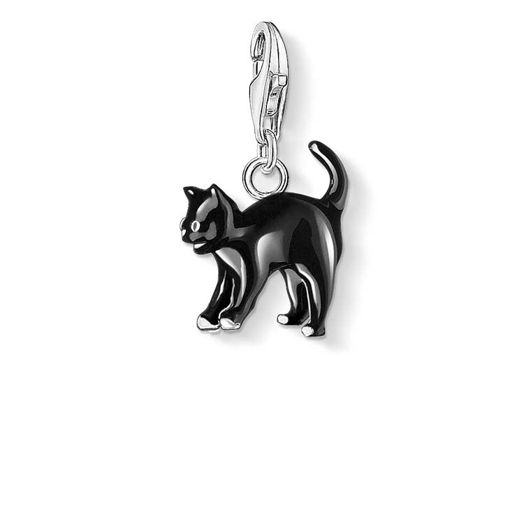Thomas Sabo Black Cat Charm