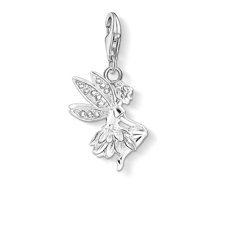Thomas Sabo Charm /Club Silver Garden Fairy Charm
