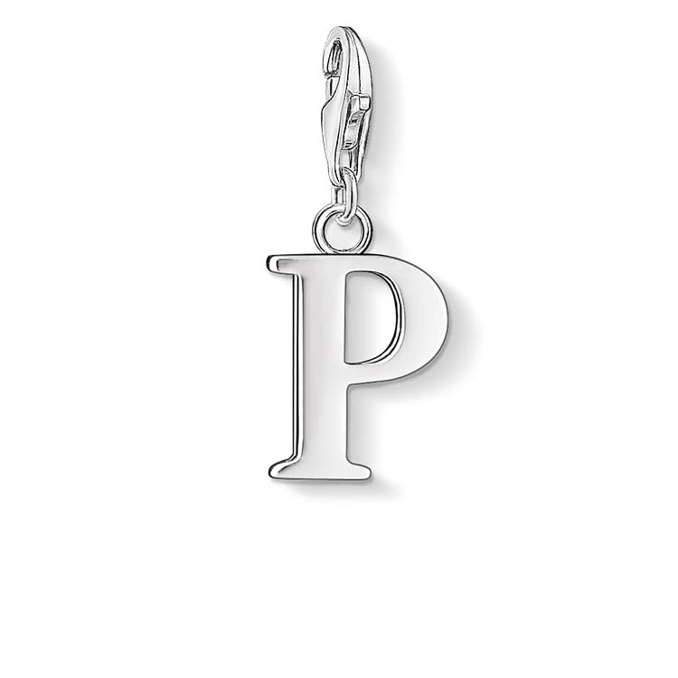 Thomas Sabo Letter P Silver Charm