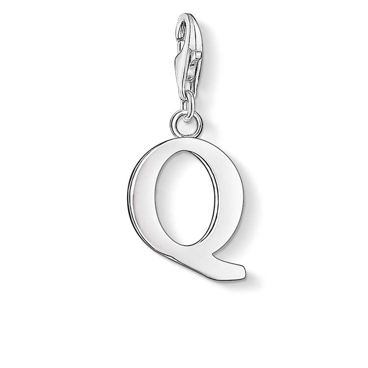 Thomas Sabo Letter Q Silver Charm