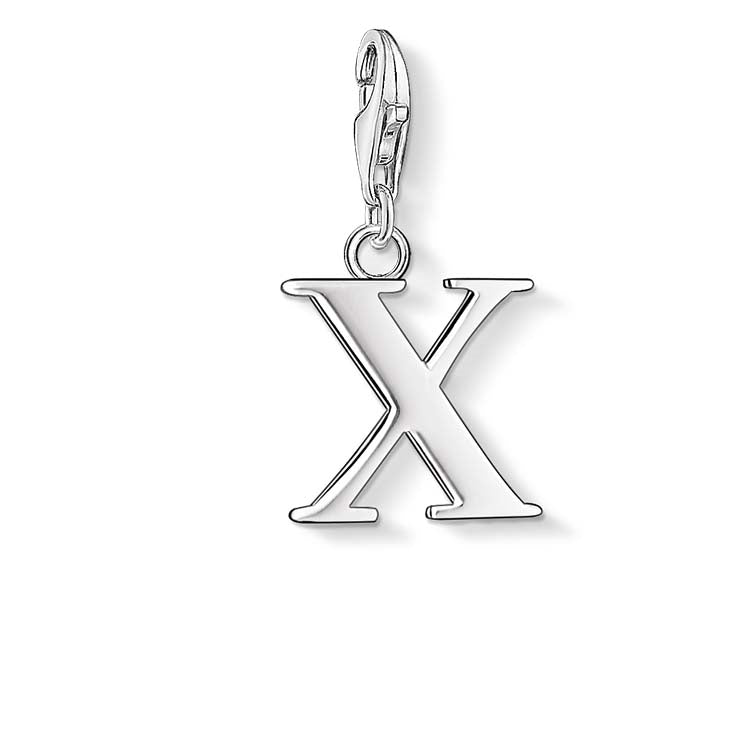 Thomas Sabo Silver Letter X Charm