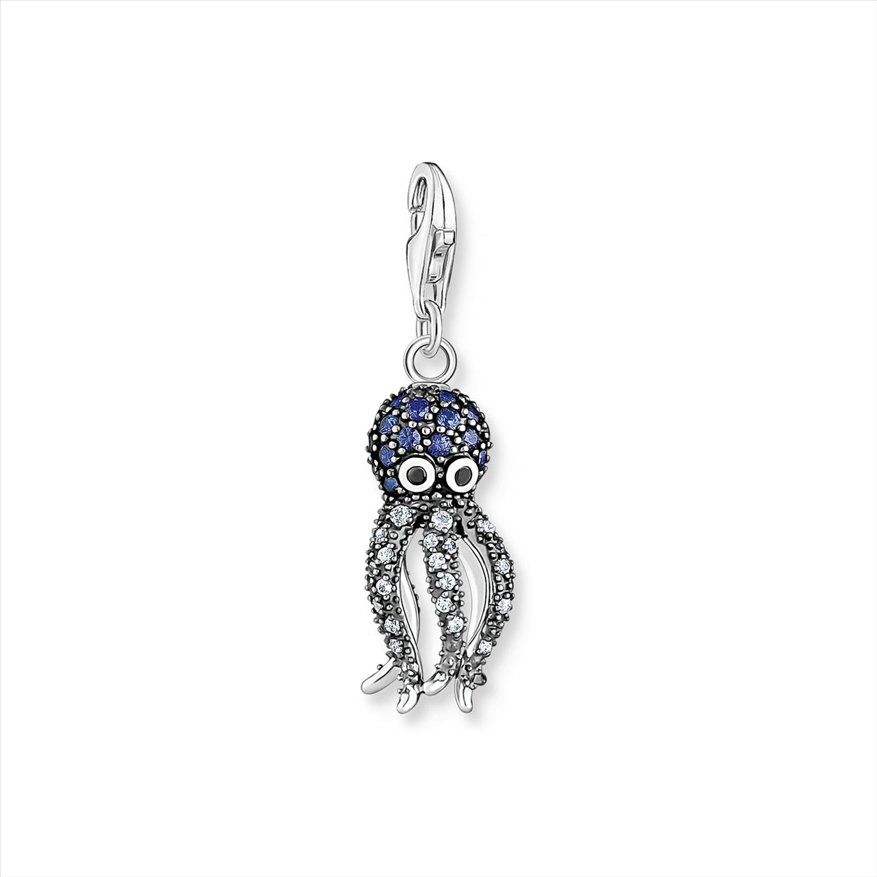 Thomas Sabo Silver Blue Spinel Octopus Charm