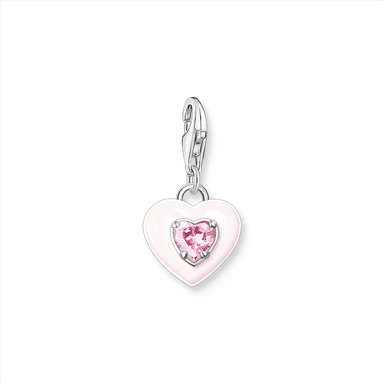Thomas Sabo Pink Heart Charm