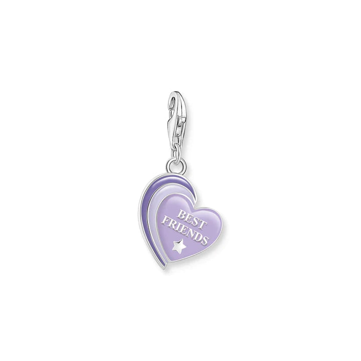 Thomas Sabo Sterling Silver Charmista Glow Best Friends Charm