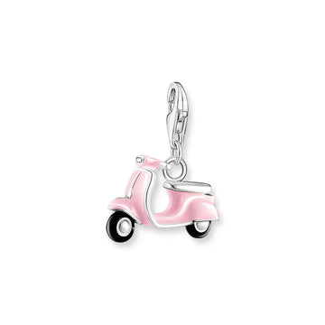 Thomas Sabo Charm Club Charmista Scooter Pink Enamel Charm