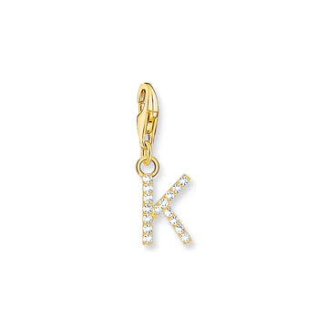 Thomas Sabo Charm Club Charmista Letter 'K' Ygp Cz