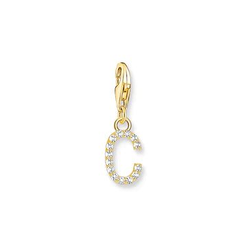 Thomas Sabo Charm Charm Charmista Letter 'C' Ygp Cz