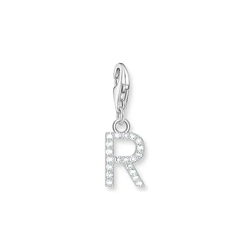 Thomas Sabo Charm Club Sterling Silver Cubic Zirconia Charmista Letter 'R'