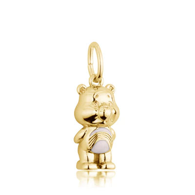 Disney Couture Yellow Gold Plated Cheer Charm