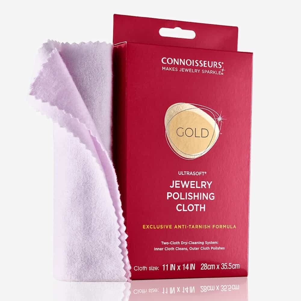 Gold Jewellery Polishing Cloth X 2 Exclusive Anti-Tarnish Formular
