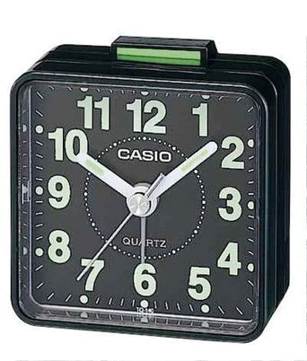 Casio Alarm Clock Beeper Sound Alarm Black With Black Face