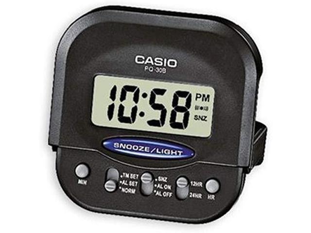 Digital Travel Alarm Blk 12/24 Hour