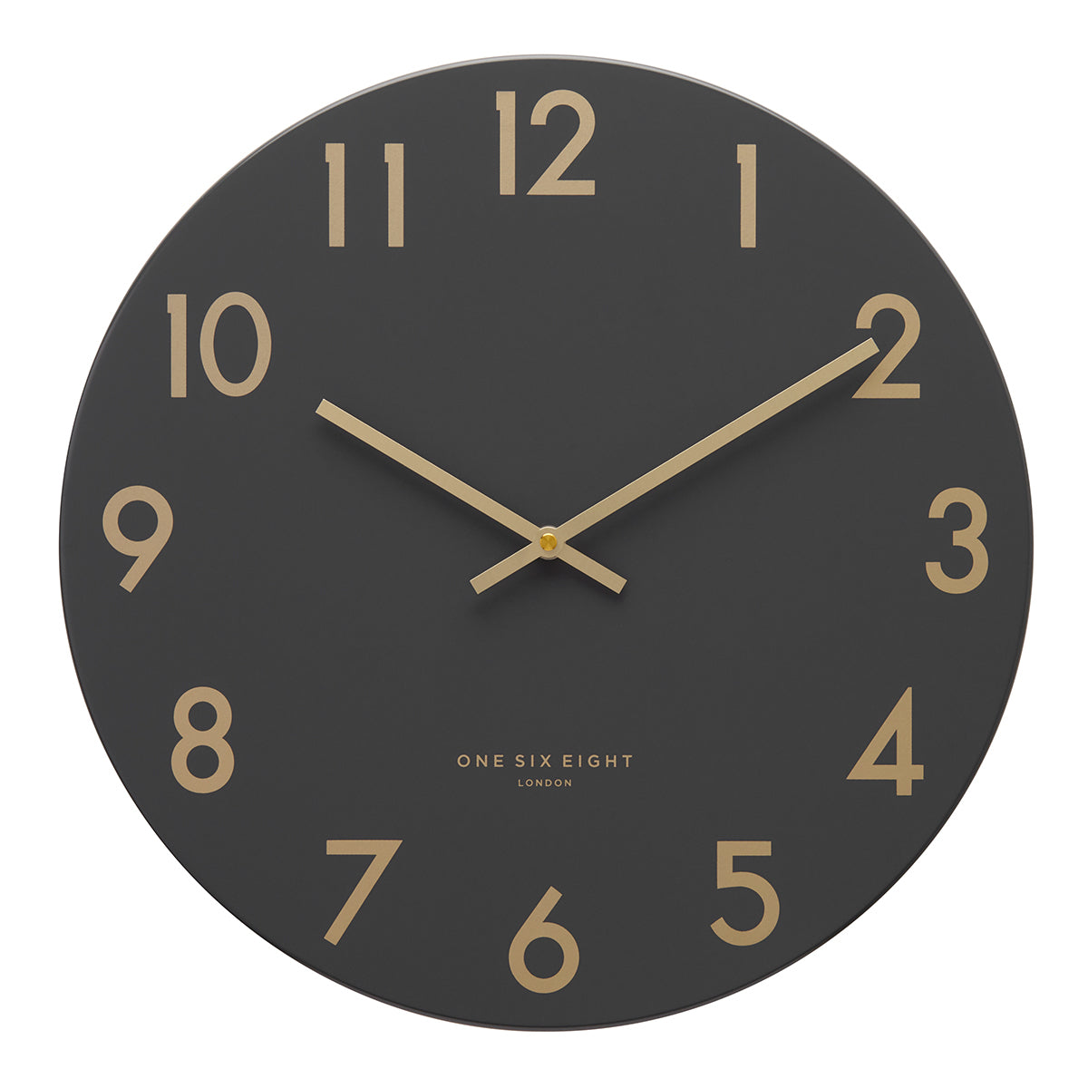 Jones Charcoal 40Cm Silent Wall Clock