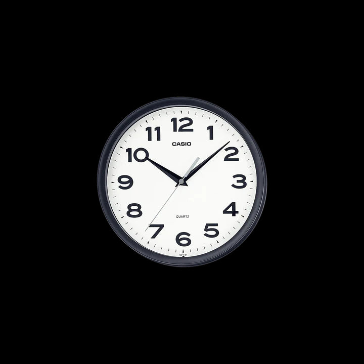 Casio Round Black Wall Clock