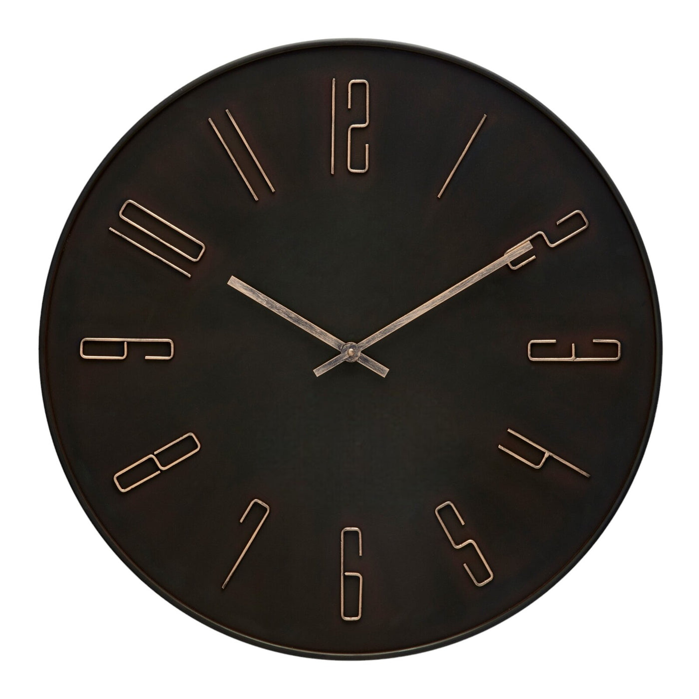 Barcelona Charcoal 60Cm Silent Wall Clock