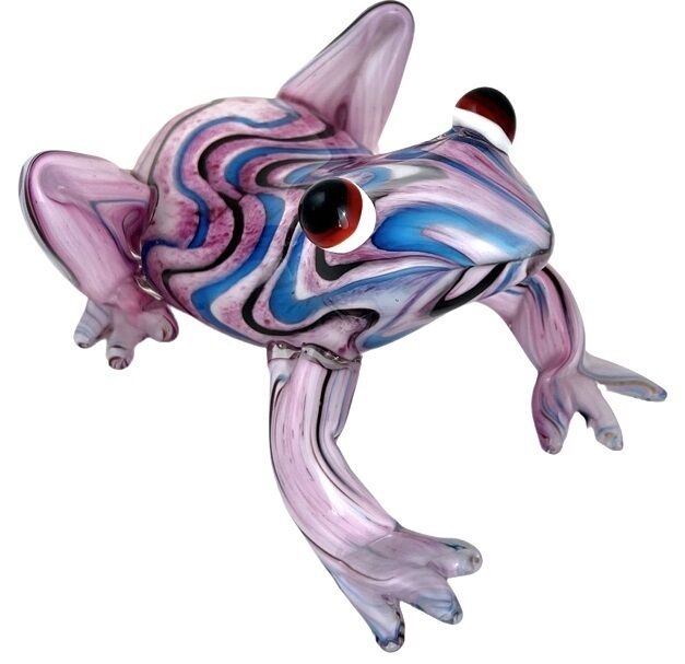 Art Glass Frog Dart