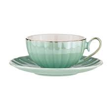 Mint Cup & Saucer New Bone China