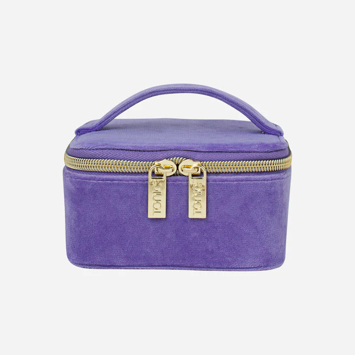 Luxe Velvet Jewellery Cube Iris