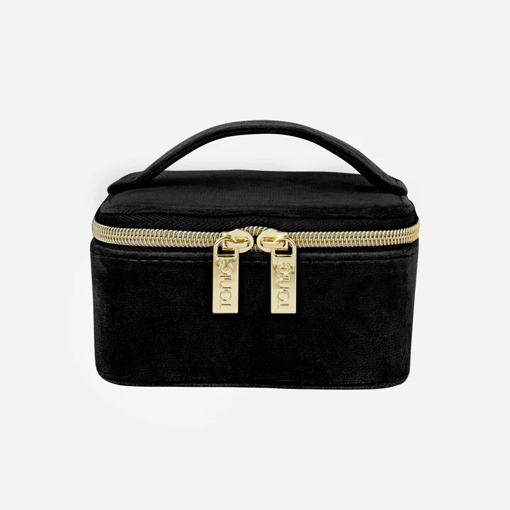 Tonic Luxe Velvet Jewellery Cube Black