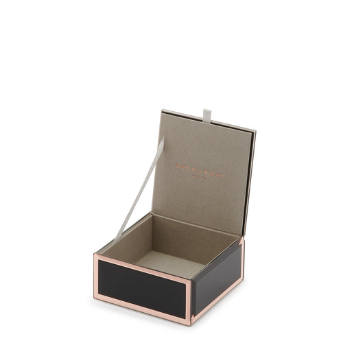 Sara Black Small Jewellery Box