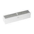 White Silver Plated Christening Certificate Box