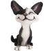 Collectable Domino Black And White Cat