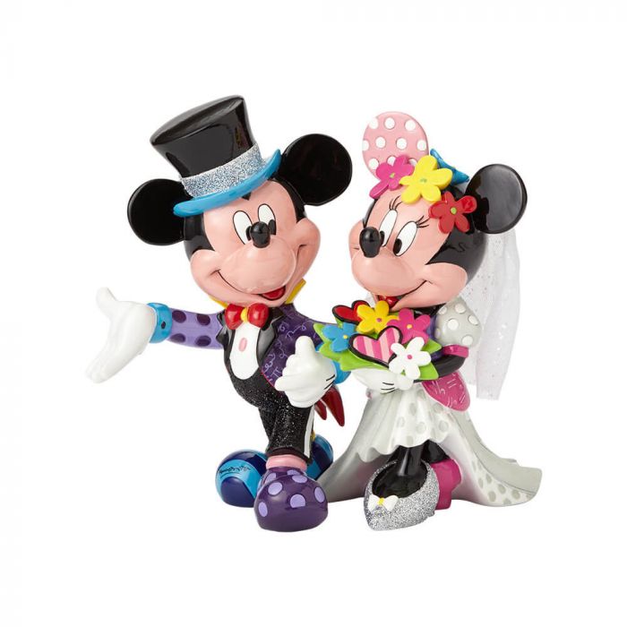 Jasnor Rb Mickey & Minnie Mouse Wedding Figurine