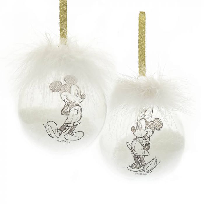 Jasnor Collectable Xmas Bauble Set Mickey