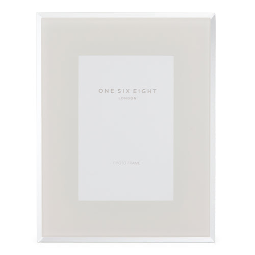 Clara 6X4 Off White Glass Photo Frame