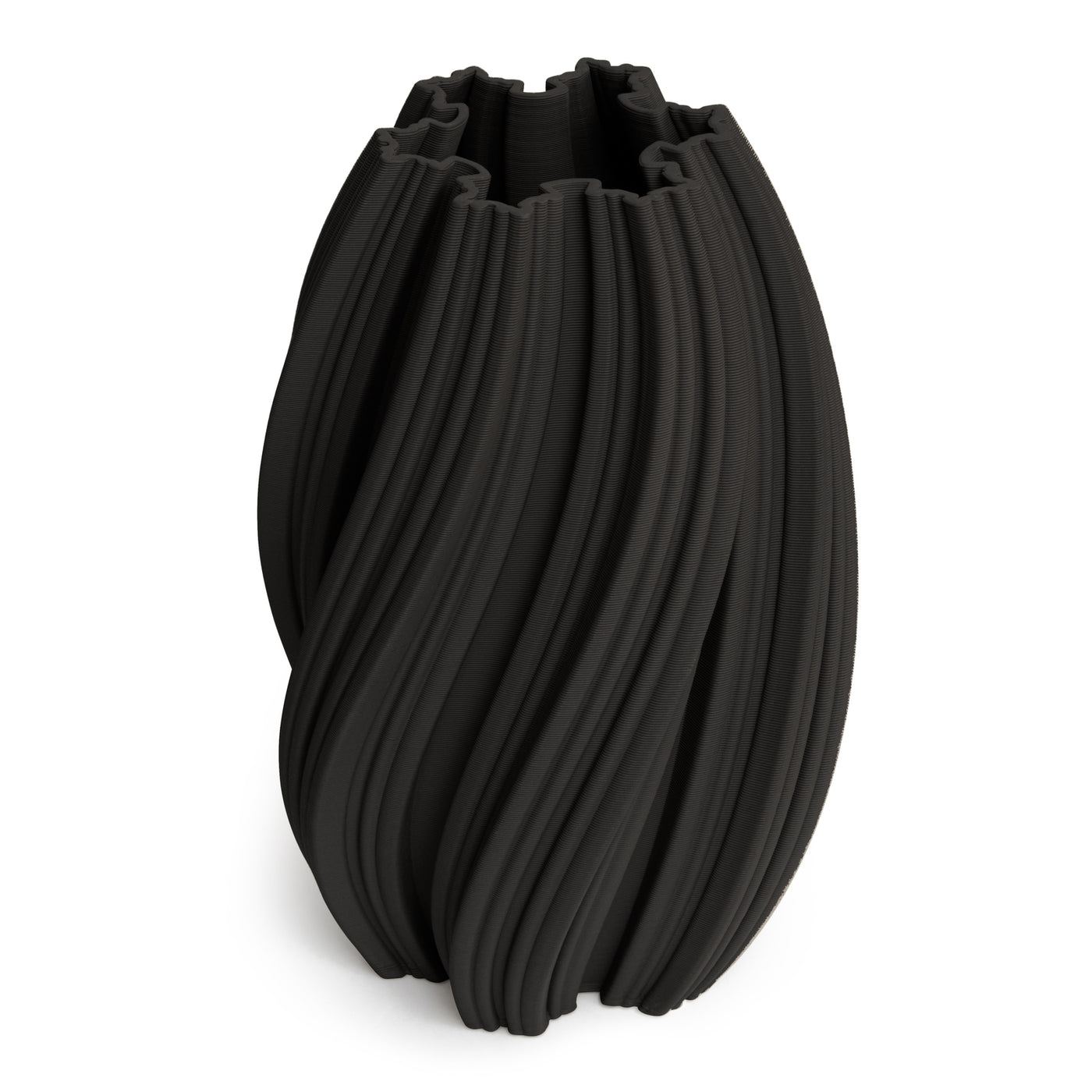 Emma Black Vase 31Cm