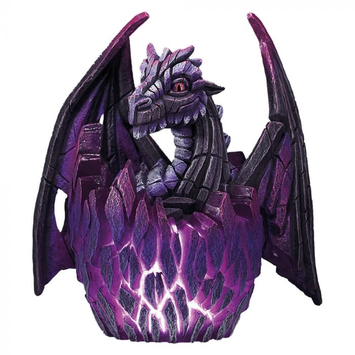 Jasnoe Edge Lit Dragon Egg-Purple/ Black