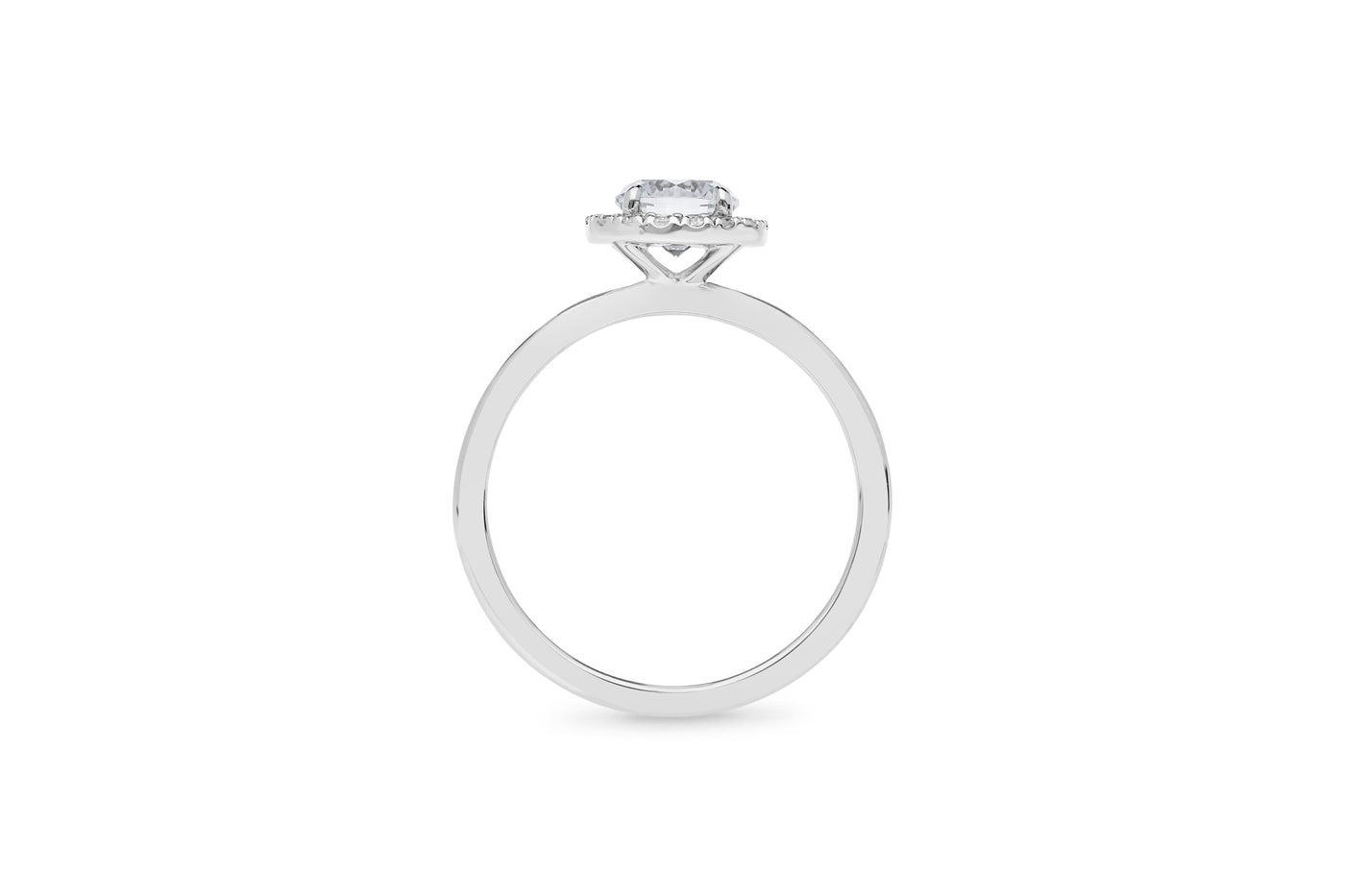 The Marina - Round Brilliant Cut Diamond Halo Cluster Ring
