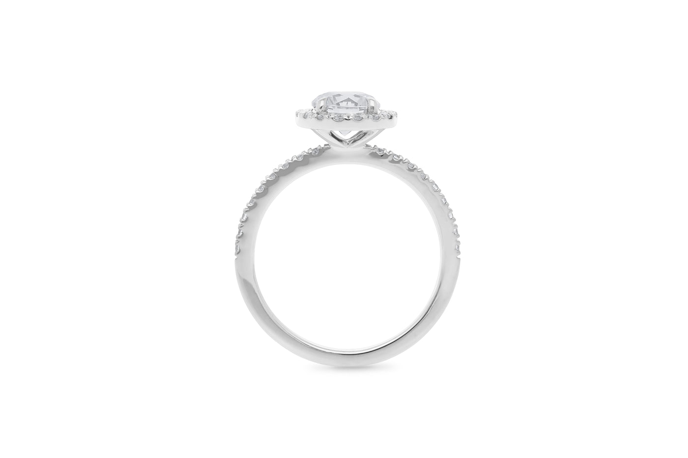 The Giselle - Round Brilliant Cut Halo Cluster Diamond Ring