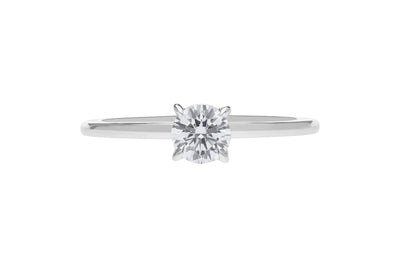 The Fiona - Round Brilliant Cut Halo Diamond Ring