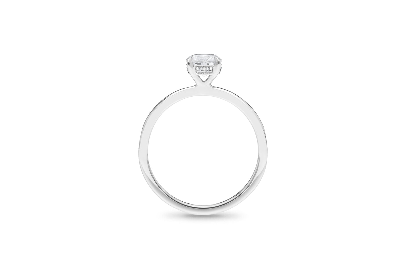 The Esme - Round Brilliant Cut Halo Diamond Ring
