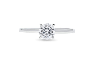 The Esme - Round Brilliant Cut Halo Diamond Ring