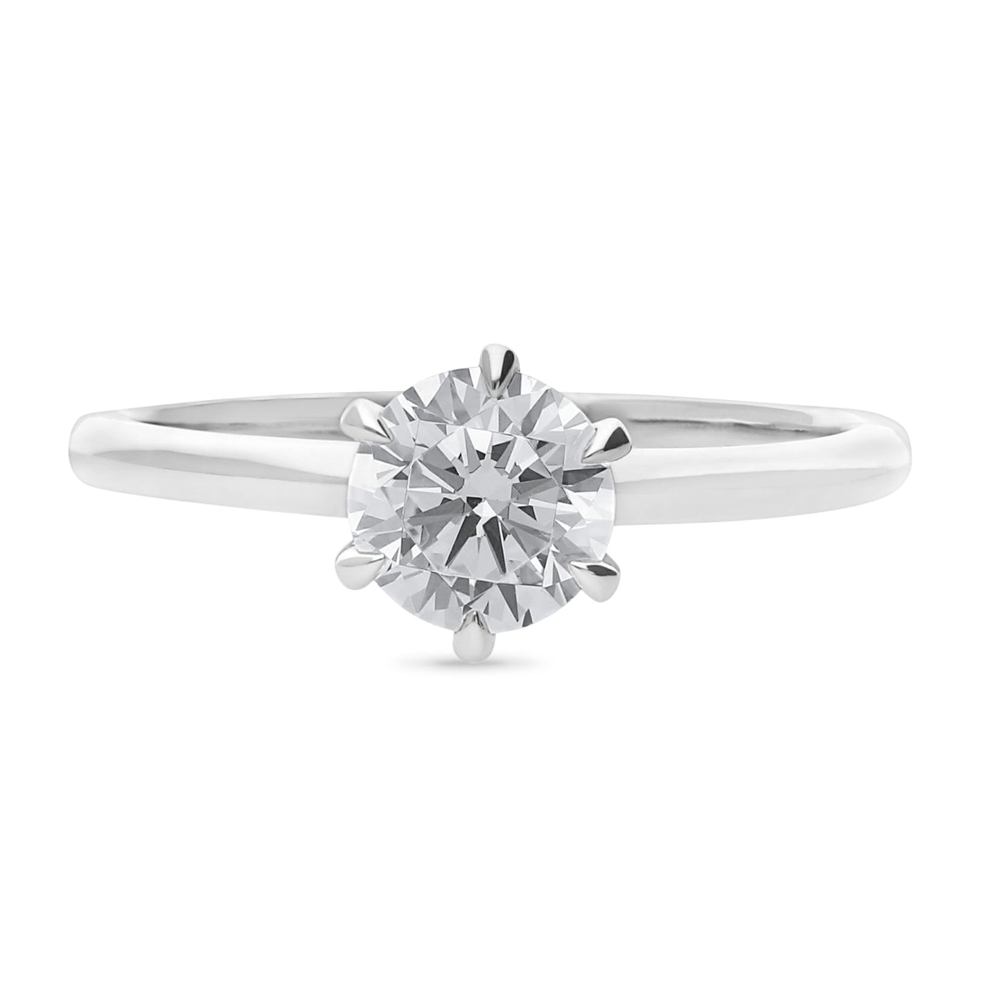 The Zinnia - Round Brilliant Cut Diamond Ring
