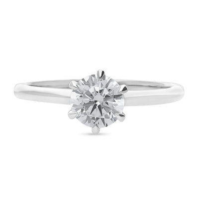 The Zinnia - Round Brilliant Cut Diamond Ring